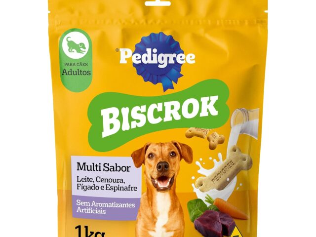 Biscoito Pedigree Biscrok Para Cães Adultos Multi, 1 kg