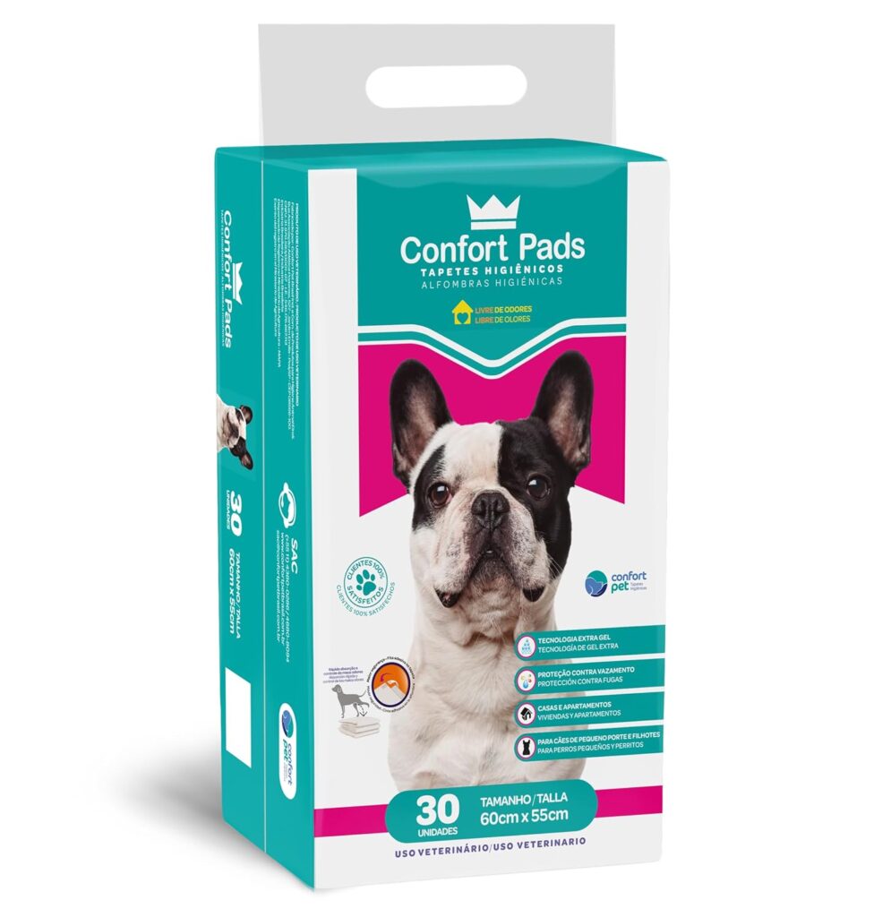 CONFORT PADS Tapete Higiênico Confort Pads 60X55 Com 30 Unidades