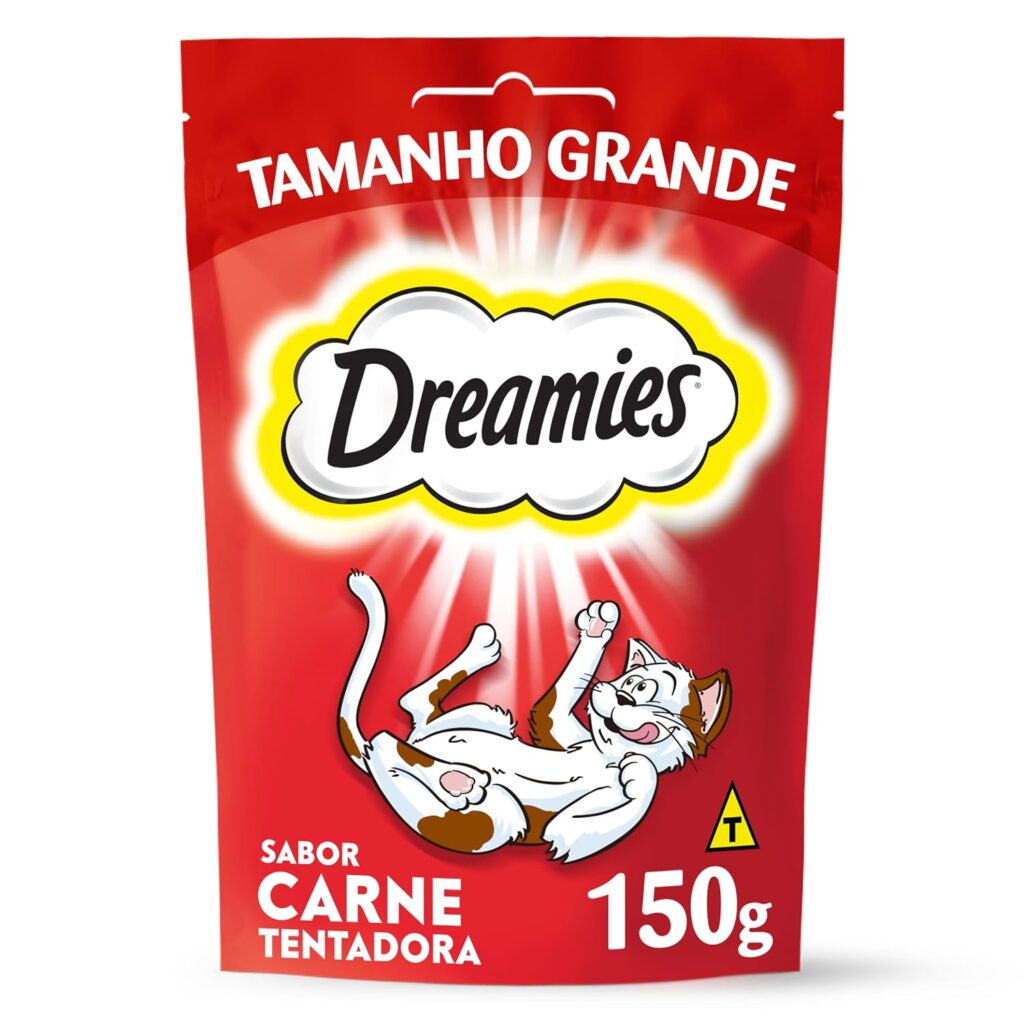 Dreamies Petisco Carne Tentadora Gatos Adultos 150G