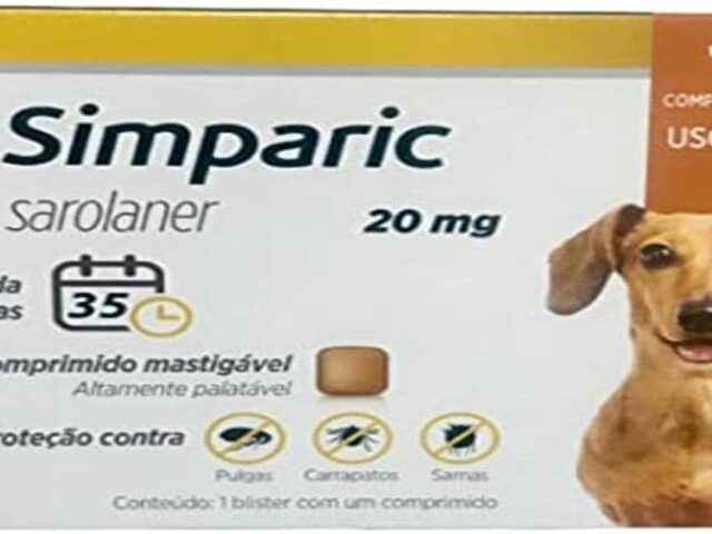 Zoetis Simparic 20Mg 5 1 Até 10Kg 1Cp Para Cães