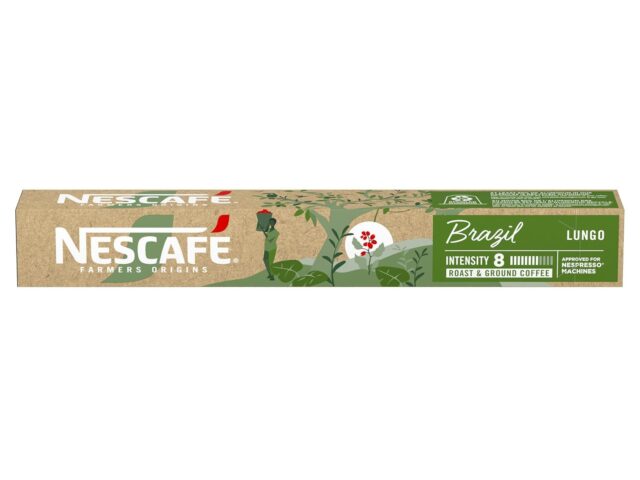 Café em Cápsula Compatível com Nespresso Nescafé Farmers Origins Brazil 10 Cápsulas