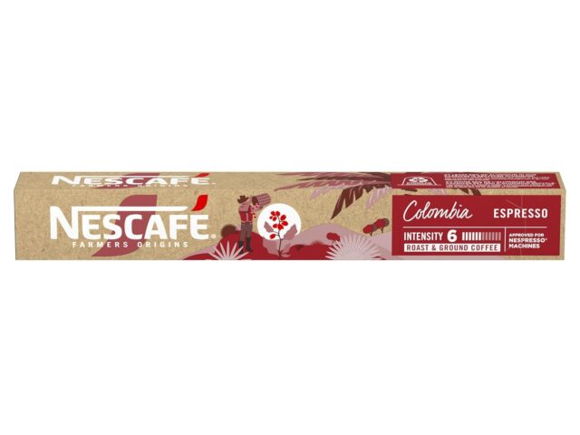 Café em Cápsula Compatível com Nespresso Nescafé Farmers Origins Colombia 10 Cápsulas