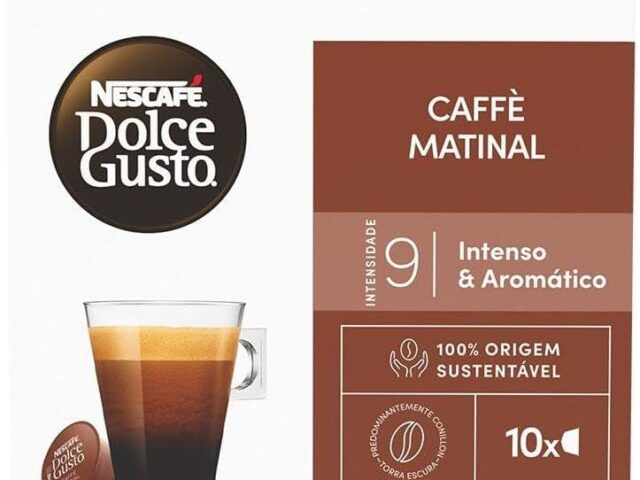 Café em Cápsula NESCAFÉ DOLCE GUSTO Caffe Matinal 10 Cápsulas 80g