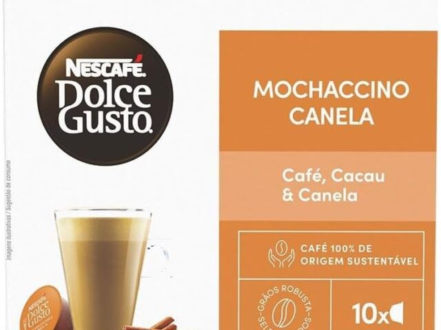 Café em Cápsula NESCAFÉ DOLCE GUSTO Mochaccino Canela 10 Cápsulas