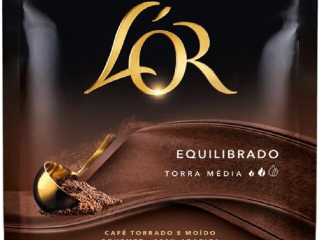 Café Torrado e Moído L'OR, Equilibrado, 100% Arábica, Sachê, 250g