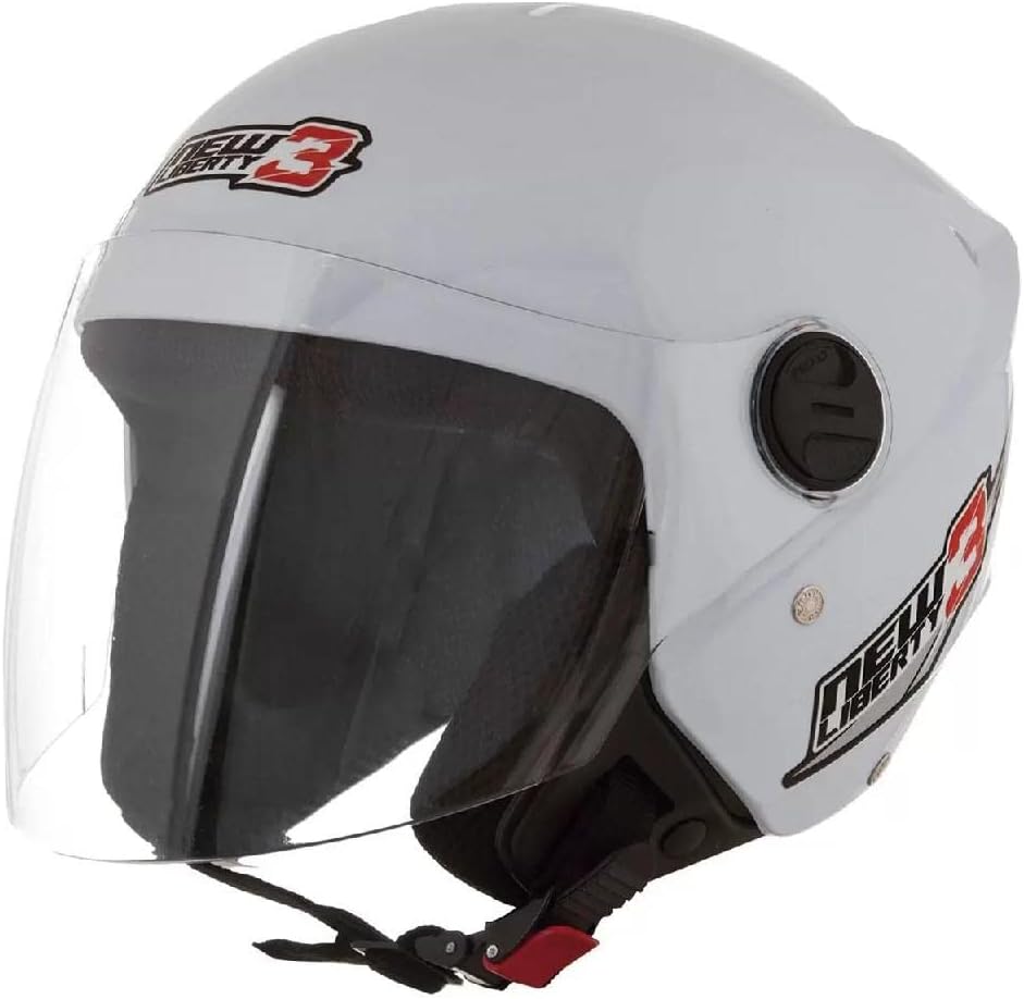 CAPACETE ABERTO PRO TORK NEW LIBERTY 3 SOLID BRANCO TAM. 58
