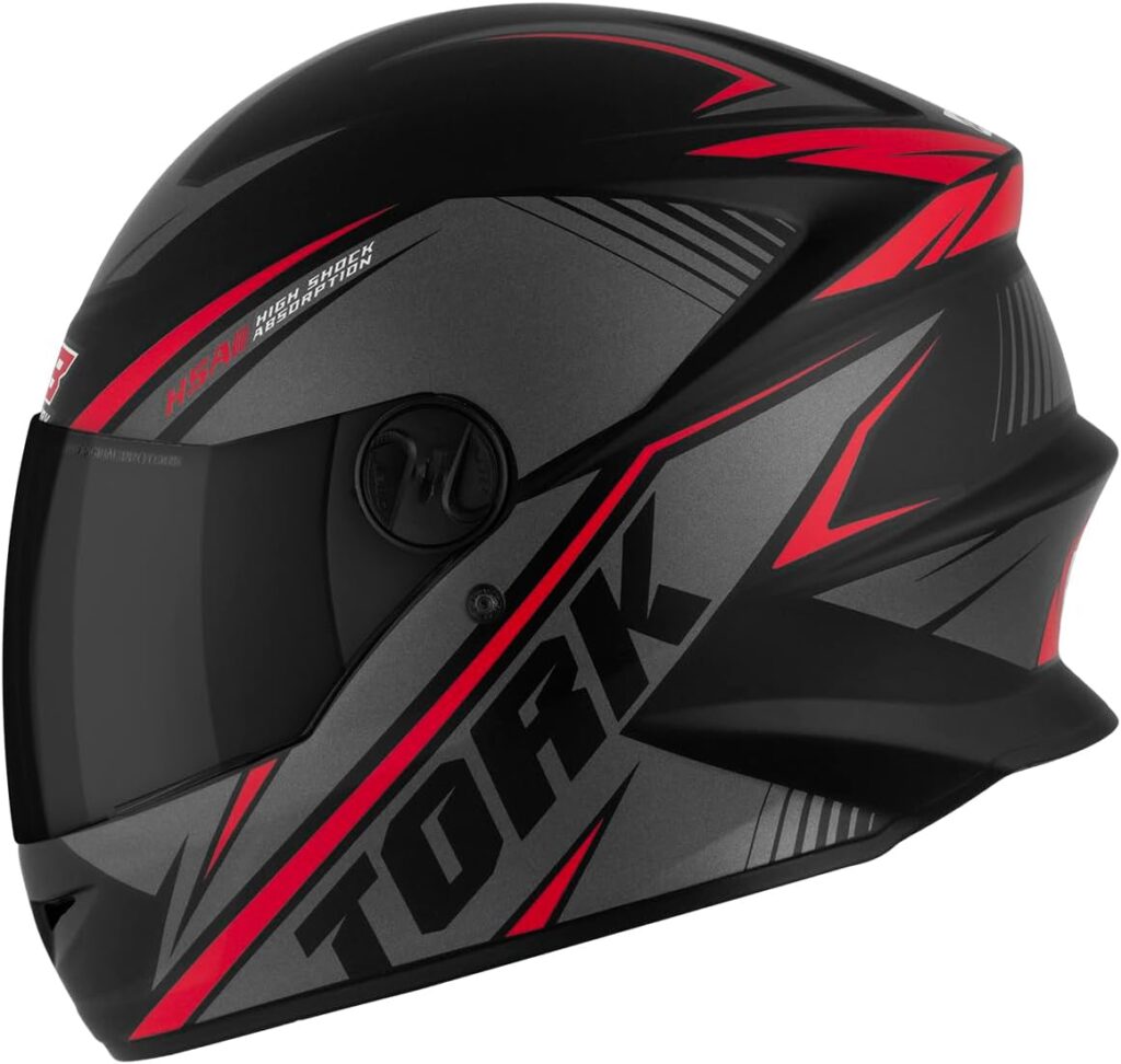 CAPACETE FECHADO PRO TORK R8 VERMELHO TAM. 58 VIS. FUMÊ