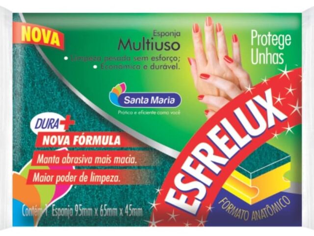 Esponja Esfrelux com Formato Protetor de Unha