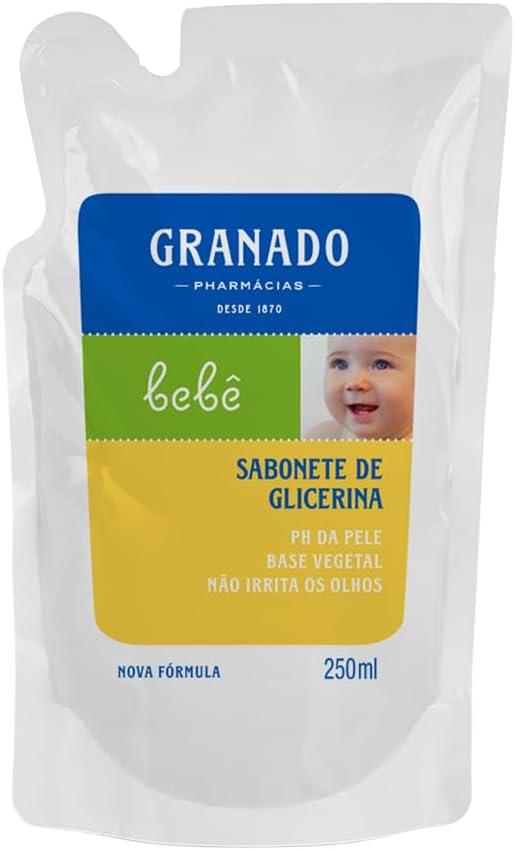 Granado Refil Sabonete Líquido Bebê, Tradicional, 250ml