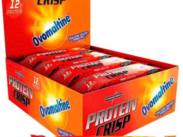 Integralmedica Whey Protein Crisp Bar Ovomaltine 12 Unidades