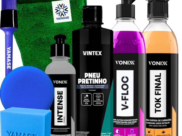 KIT SHAMPOO V-FLOC CERA TOK FINAL REVITALIZADOR INTENSE 240ML VONIXX PRETINHO VINTEX