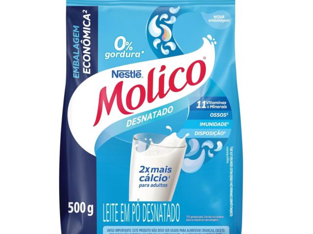 Molico Leite Em Pó Desnatado Total Cálcio 500G