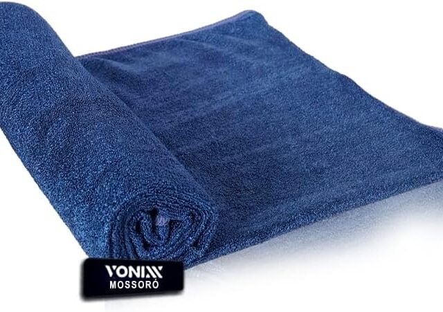 vonixx Toalha de Microfibra para Secagem 50 x 90cm 350GSM 80% Poliéster 20% Poliamida